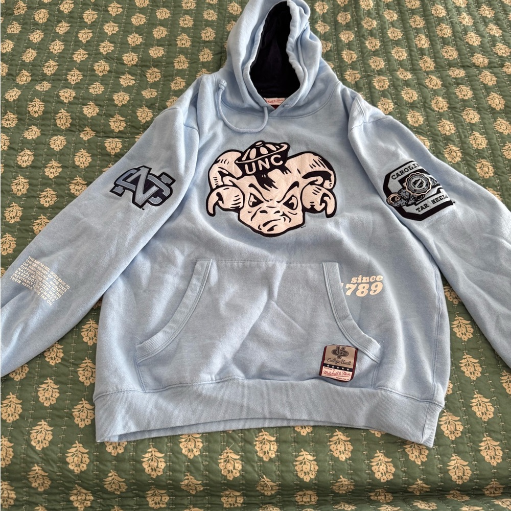 Mitchell & Ness Light Blue Hoodie